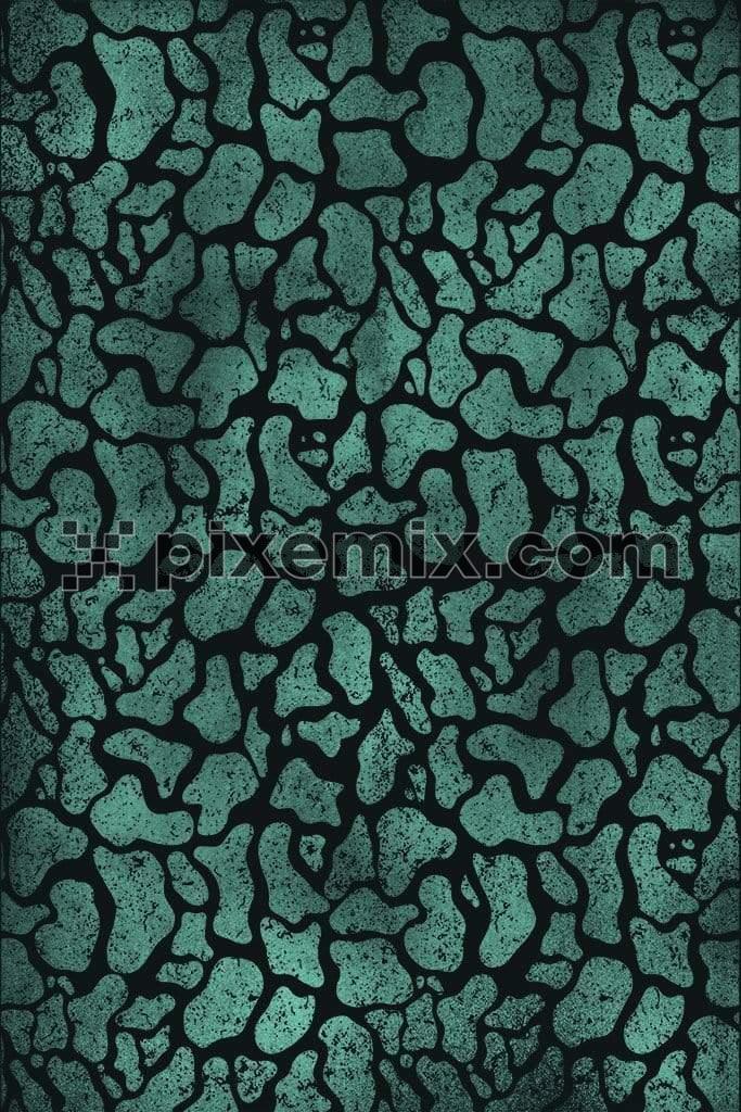 Camo land pattern product graphic with distress effect