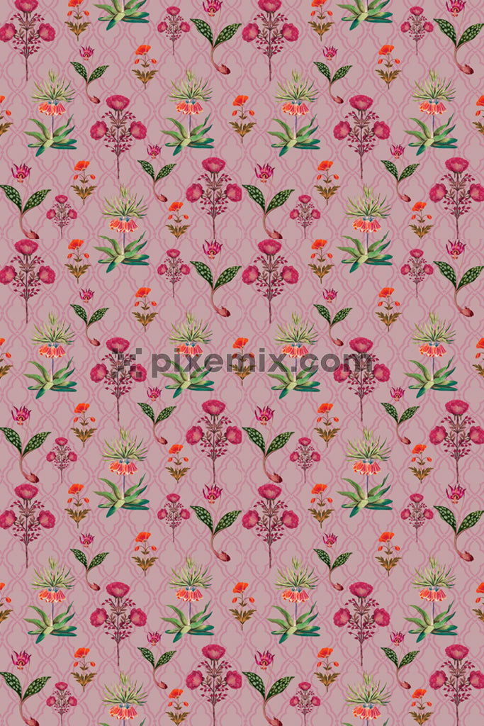 FLORALS AND LEAF 3066