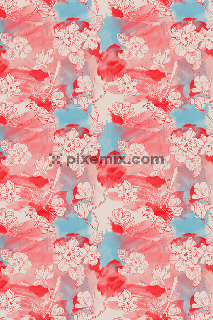 FLORALS AND LEAVES 4109