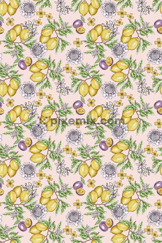 LEMON FLORALS 4185