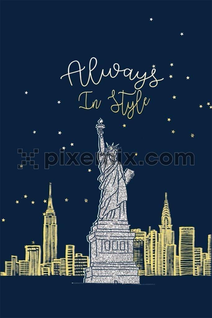 Statue of liberty always in style product graphic