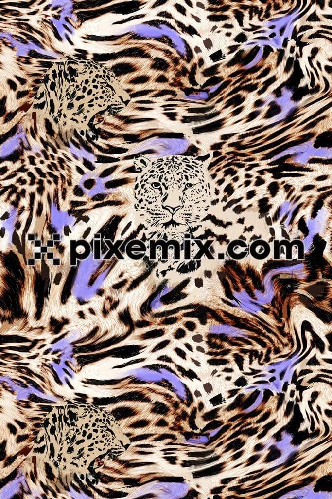 Abstract lapad screen camouflage Product graphic with seamless repeat pattern
