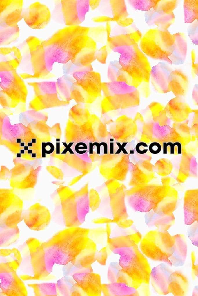 Abstract gradient shapes product graphic with seamless repeat pattern 