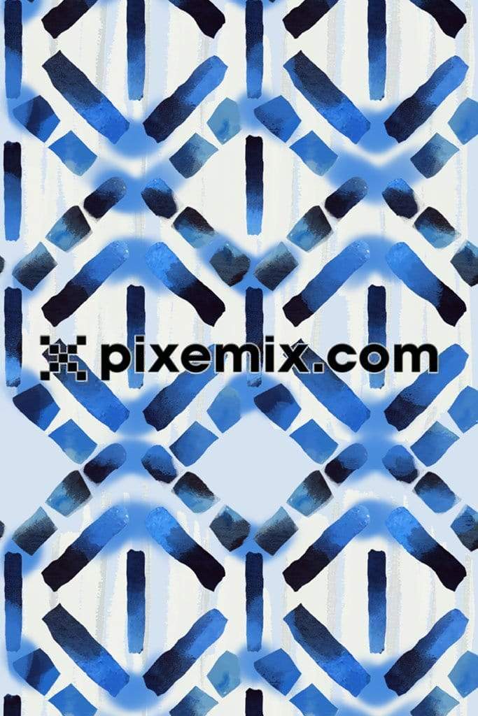 Abstract geometric tie dye patternproduct graphic with seamless repeat pattern