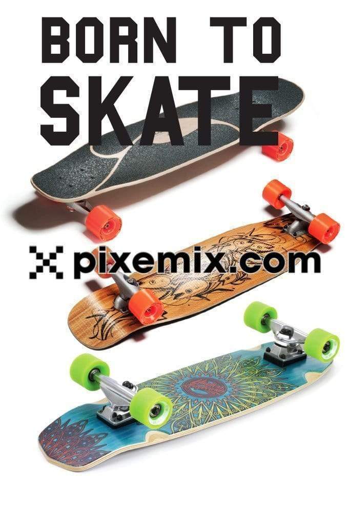 Skate board vector product graphic
