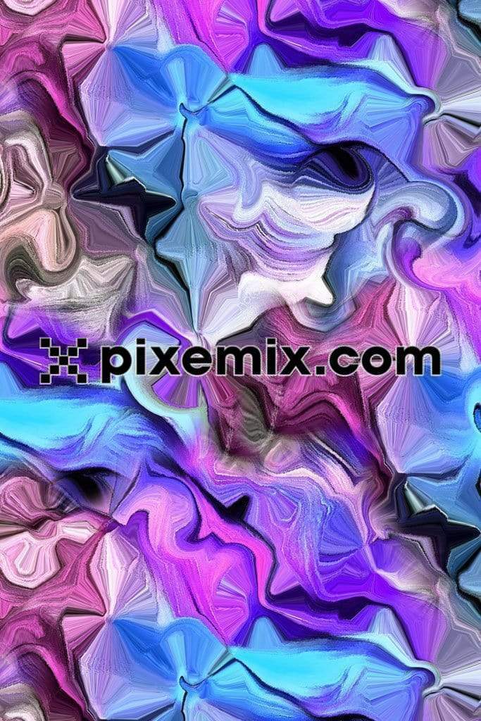 Abstract liquify art product graphics with seamless repeat pattern