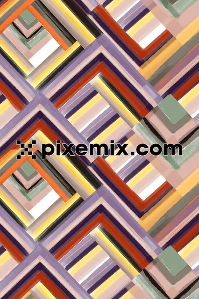 Abstract geometric stripes product graphics with seamless repeat pattern