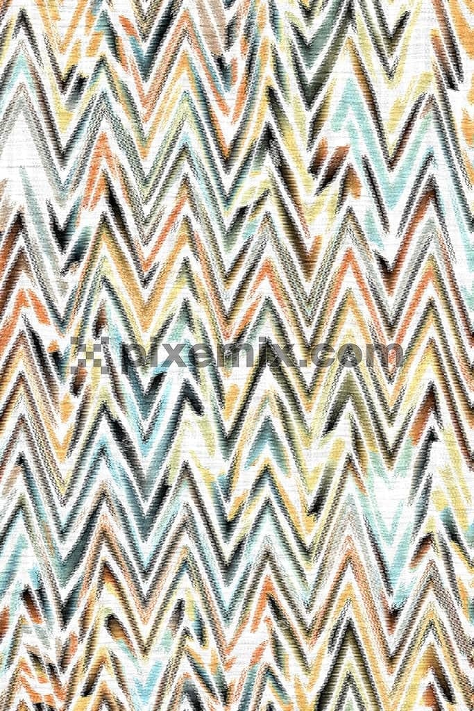 Abstract stripe art product graphic with seamless repeat pattern