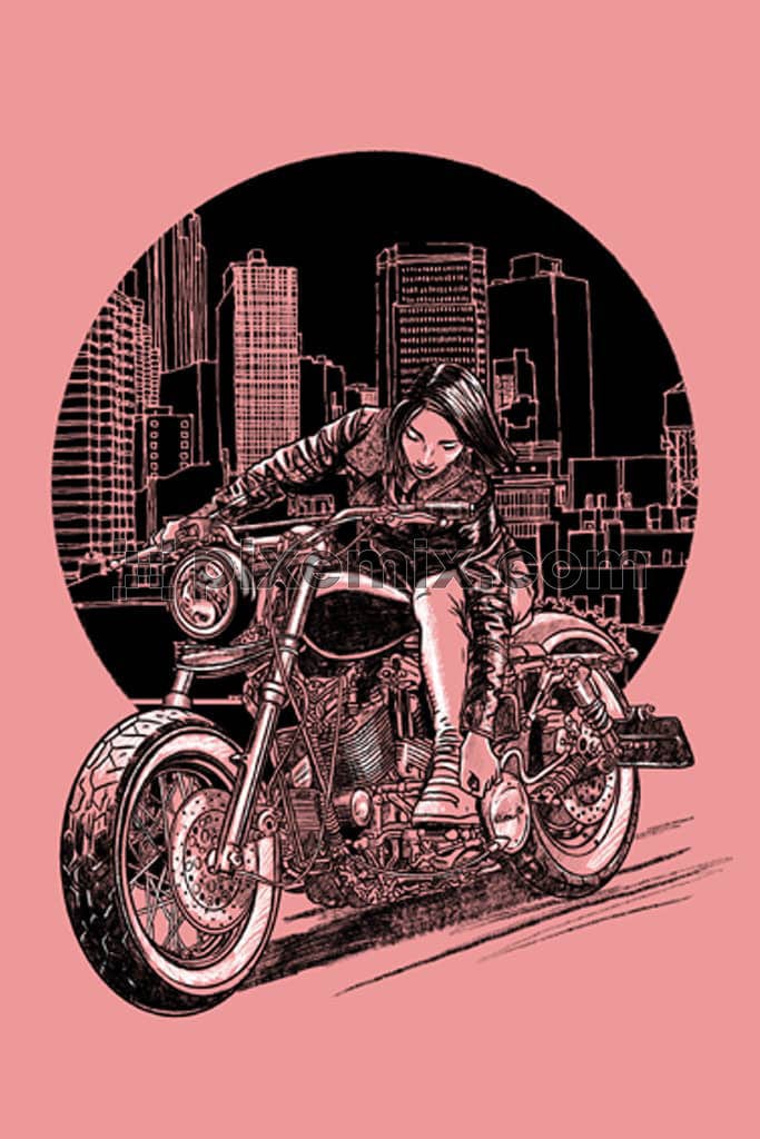 Rider girls product graphic
