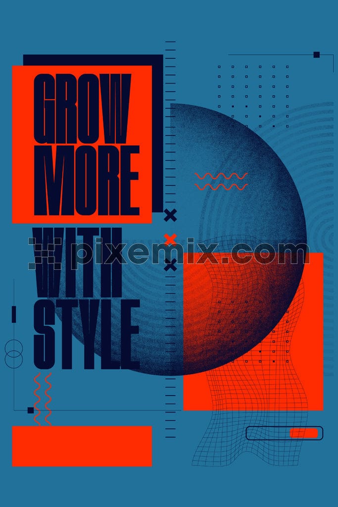 Athleisure inspired inspirational typography product graphic