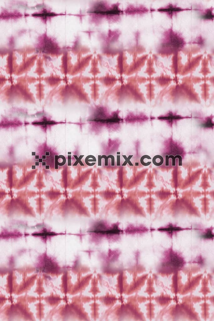 Tie-dye pattern product graphic with seamless repeat pattern