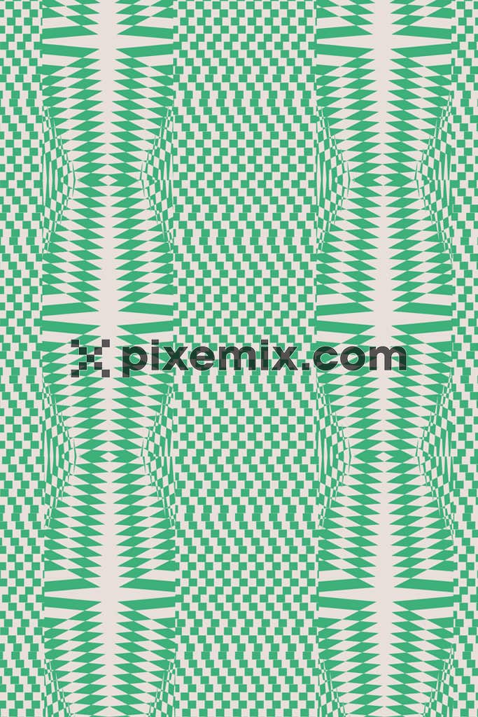 Abstract check box product graphic with seamless repeat pattern