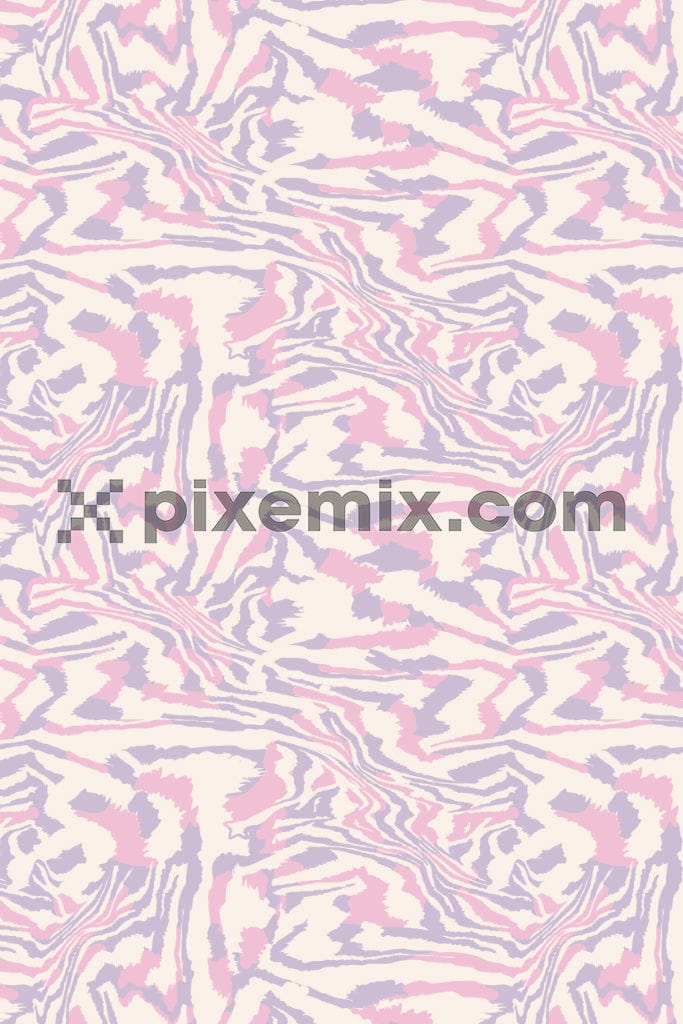 Abstract animal skin print product graphic with seamless repeat pattern