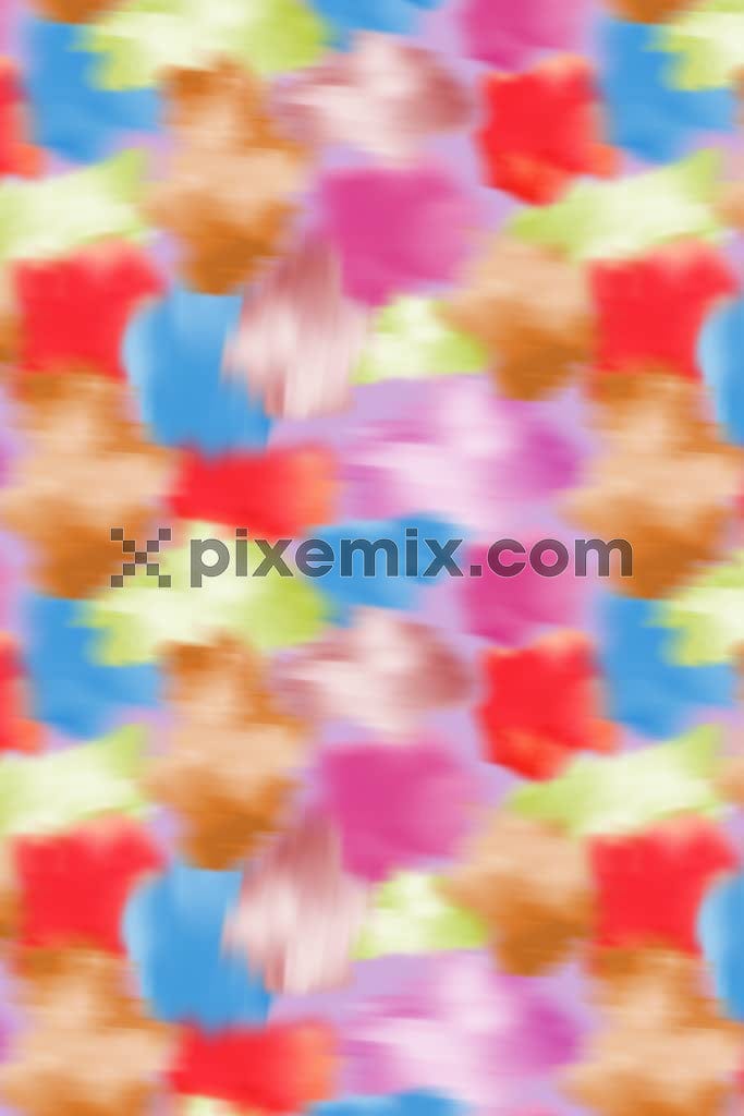 Technical blur product graphic with seamless repeat pattern