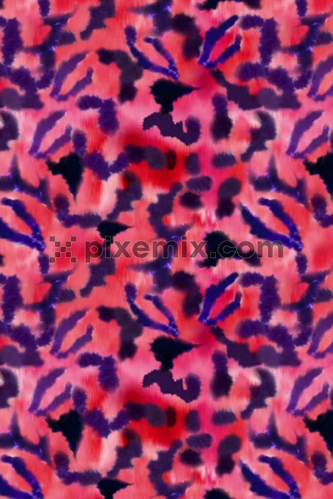Abstract leopard skin product graphic with seamless repeat pattern