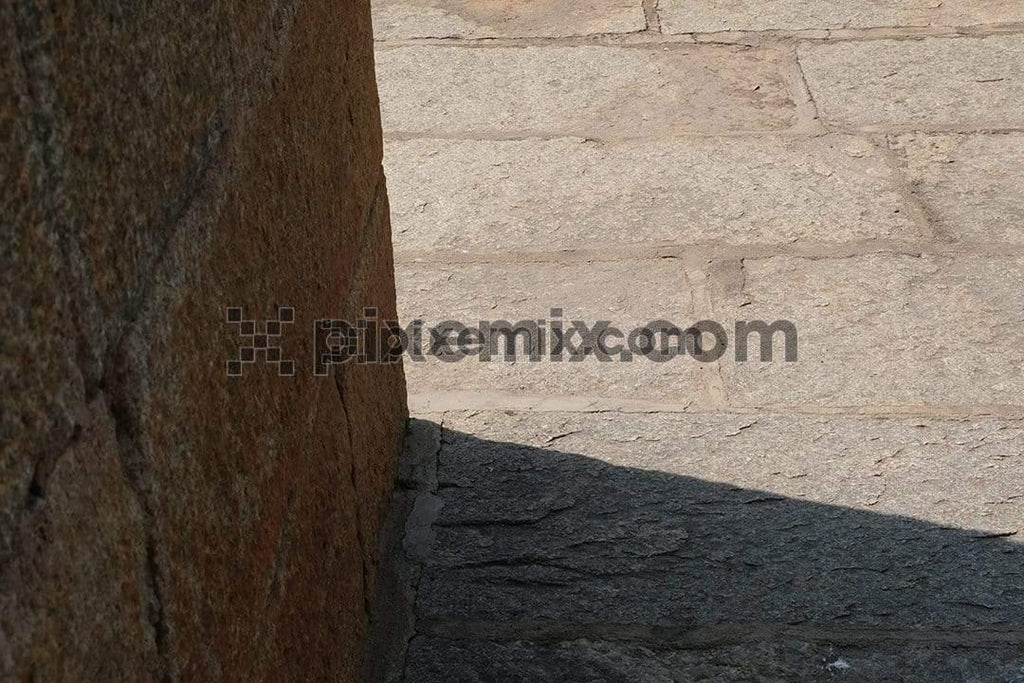 Old granite flooring of a fort image